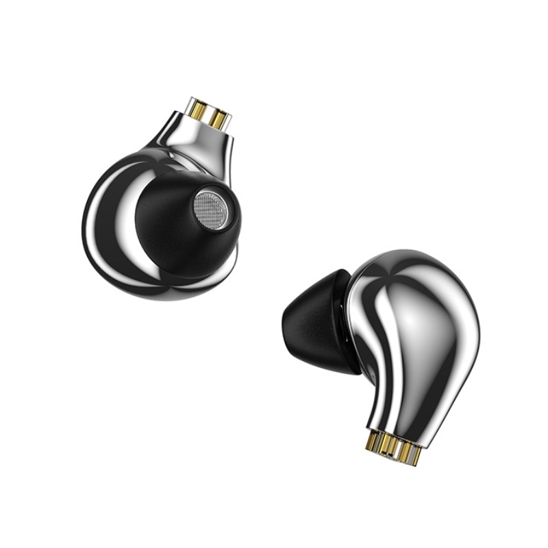 Metall kõrvaklappides Dünaamilised kuulmisnupud, millel on ühendatud 3.5mm Sport Kõrvad